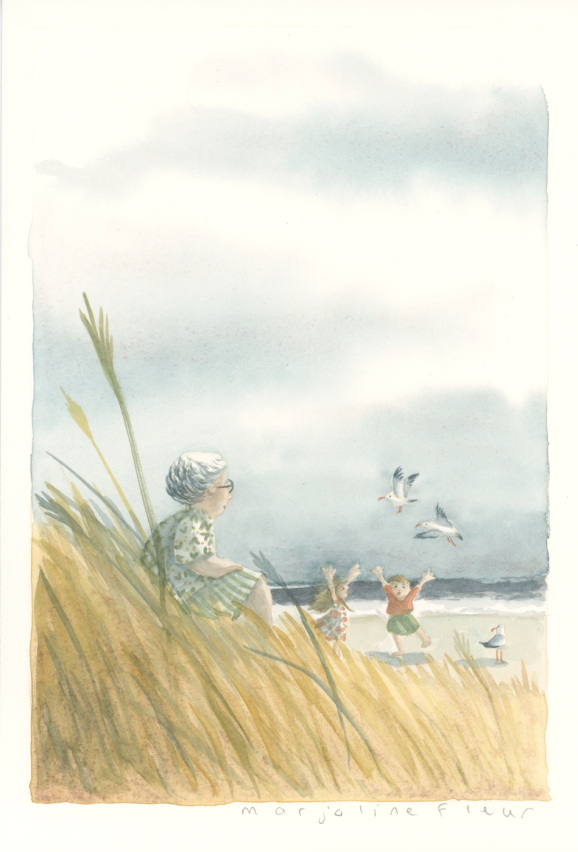 Aquarelle originale de Marjolaine Faure
