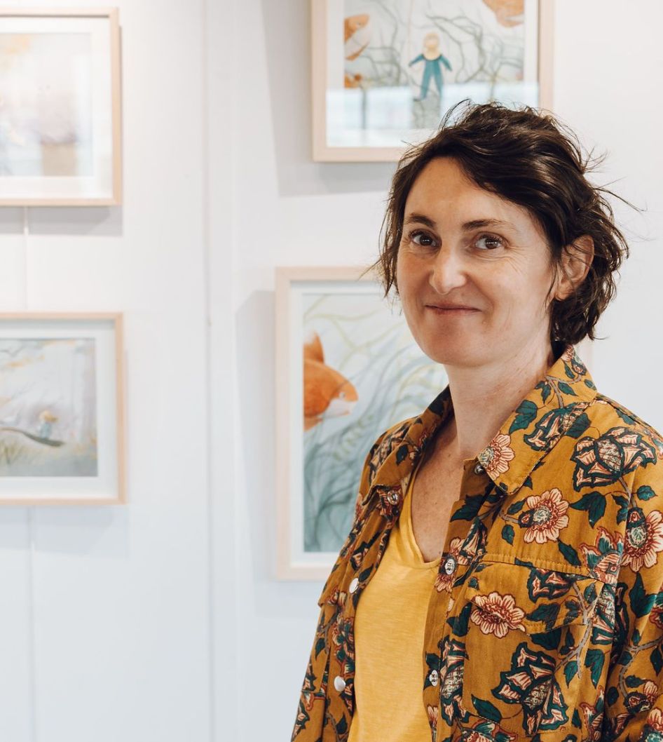Photo de l'aquarelliste Marjolaine Faure
